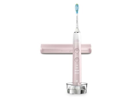 Cepillo de Dientes Eléctrico PHILIPS HX9911/84 (Blanco - Rosa - Ovalado)