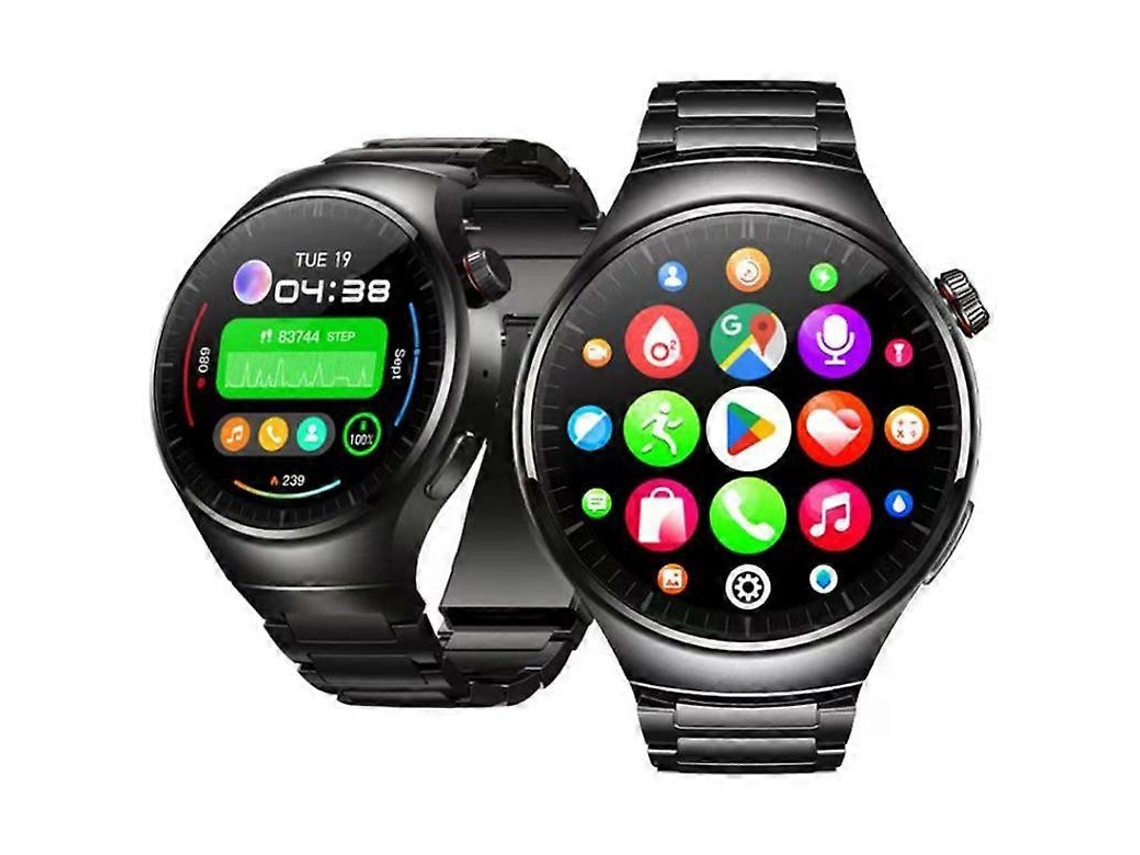 Reloj inteligente Zeblaze Thor Ultra Android con pantalla AMOLED de 1,43 pulgadas y correa de acero Hengrongshen