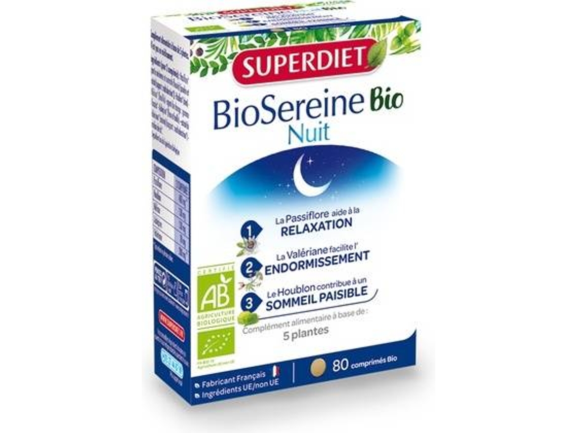 Complemento Alimentar SUPERDIET Biosereno (80 comprimidos)