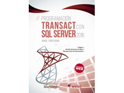 Libro Programación Transact Con Sql Server 2016 de Manuel Torres Remon (Español)