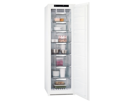 Congelador Vertical Integrable AEG ABE818F6NS (No Frost - 177.2 cm - 204 L - Blanco)