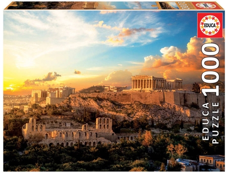 Puzzle EDUCA 1000 Acrópolis de Atenas (Edad Mínima: 12 Años - 1000 Piezas)