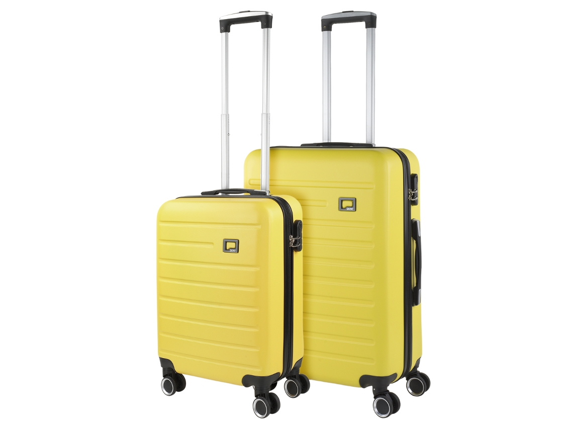 Estuche rígido SKPAT Nantes de ABS amarillo (45 x 66 x 24 cm, 61 l)