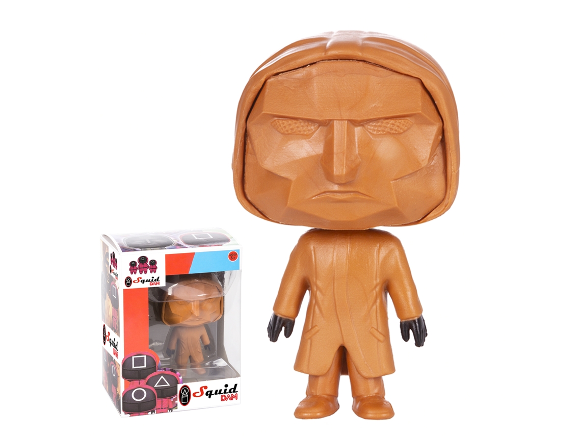 Figura Pop de Calamar, 10,5 cm. Líder Dorado. Presa.