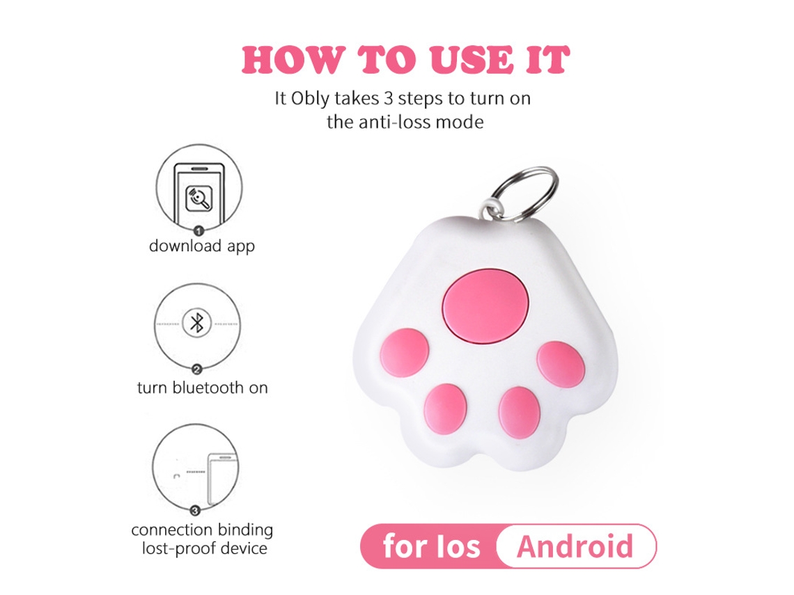 Rastreador Gps Impermeable Portátil Para Perros Y Gatos, Anti Pérdida, Recargable