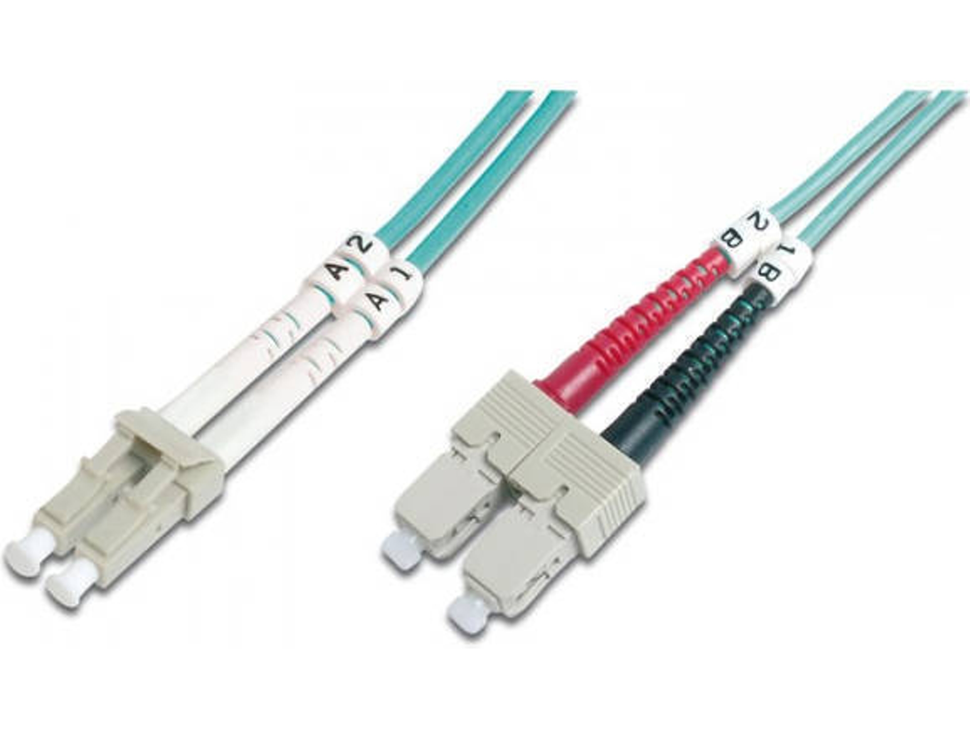 Cable de Fibra Óptica TECHLY (2 m - Azul)