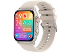 Reloj inteligente Bluetooth 1.96 Pantalla AMOLED HD 410 502 Monitor de salud Plata Chennnls