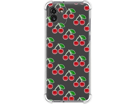 Carcasa para Samsung Galaxy A03 TUMUNDOSMARTPHONE Dibujos Antigolpes Cerezas Multicolor