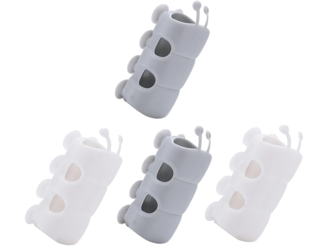 Juego de 4 soportes de silicona duraderos para cabezal de ducha, adaptador para Gokoco