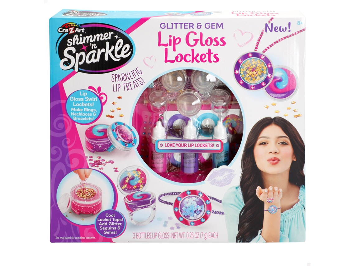 SHIMMER 'N SPARKLE Set para hacer pintalabios con medallones