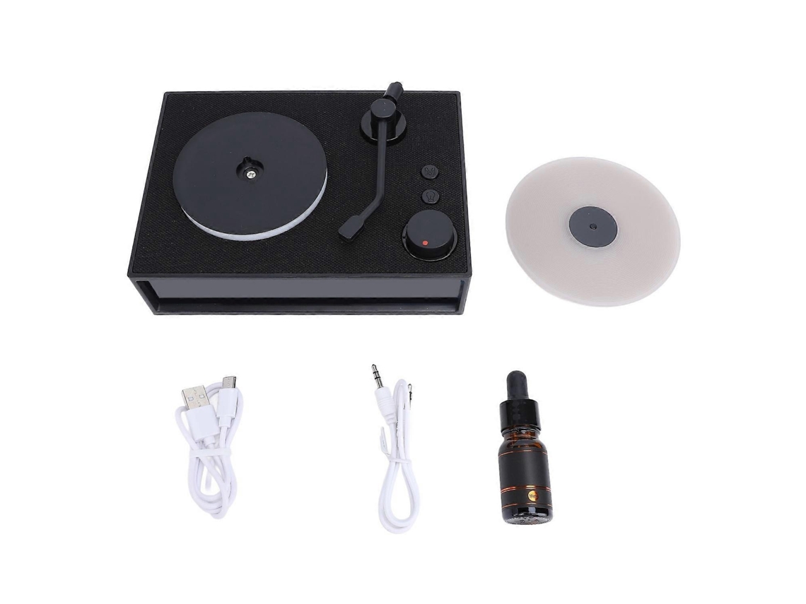 Altavoz Bluetooth Yunzii con aceites esenciales, USB, aromaterapia retro, tocadiscos, altavoz inalámbrico para el hogar