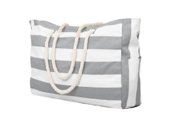 Bolsa de playa, bolsa de natación, bolsa de playa impermeable, bolsa de piscina, bolsa de compras, bolso de hombro plegable, gris GOKOCO