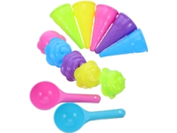 Juego De 2 Moldes Para Conos De Helado Con Pala Para Arena,... Arena, Juguetes