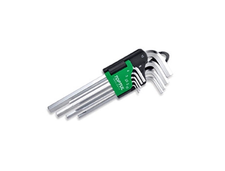 Pack TOPTUL Llave Hexagonal Larga 9piezas GAAL0911