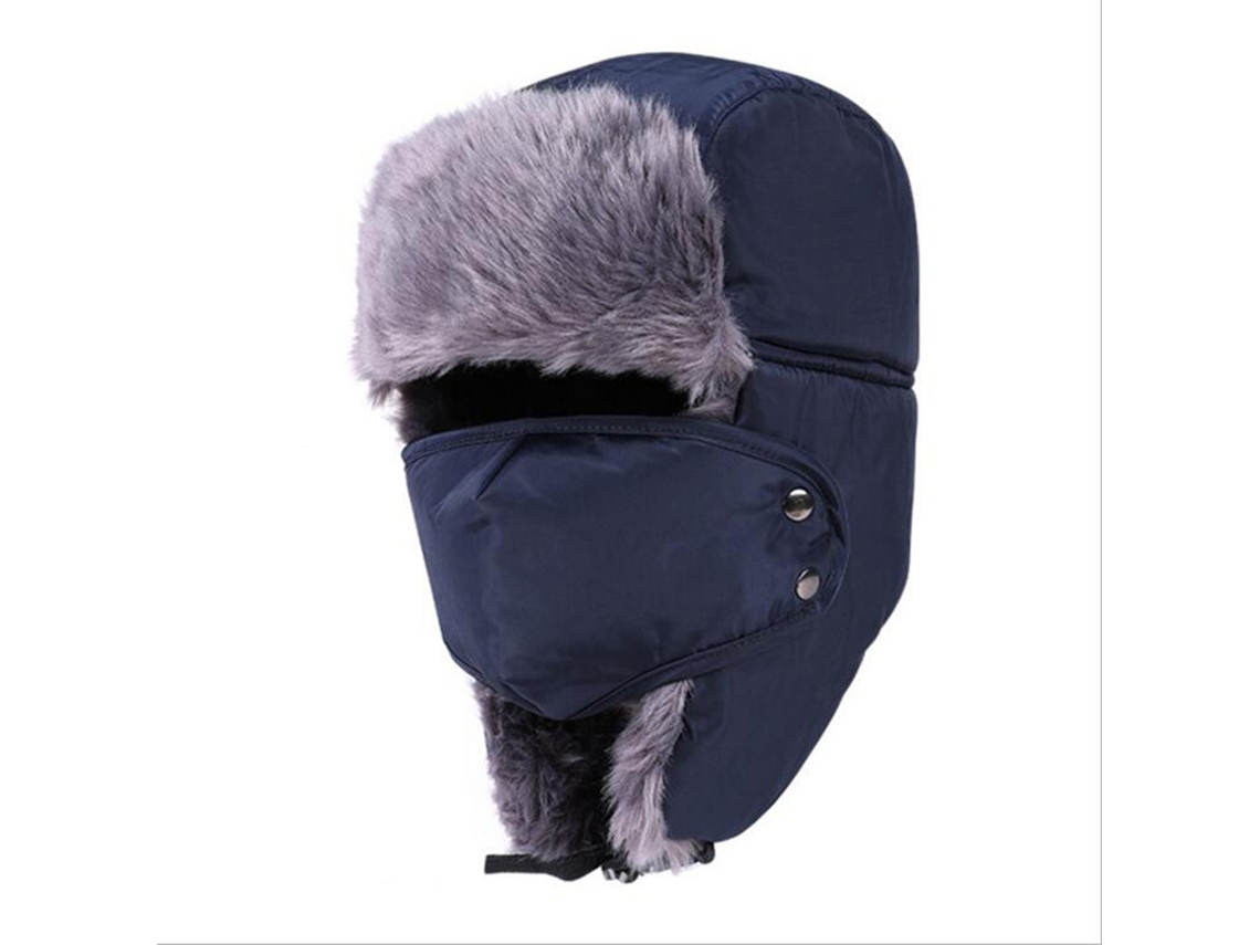 2026-gorra De Invierno Unisex Caliente Windproof Suave Con Máscara Desmontable Trapper