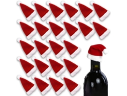 24 Mini Fundas Navideñas Para Utensilios Y Botellas - Tema Navideño