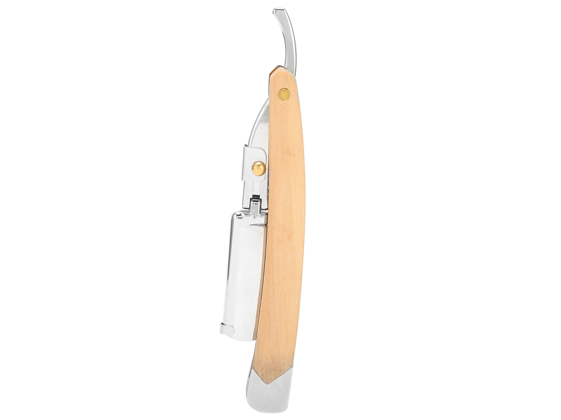 Navaja Recta Portátil De Acero Inoxidable Para Barba Manual Sin Hoja Afeitadora Trimmer Para Hombres