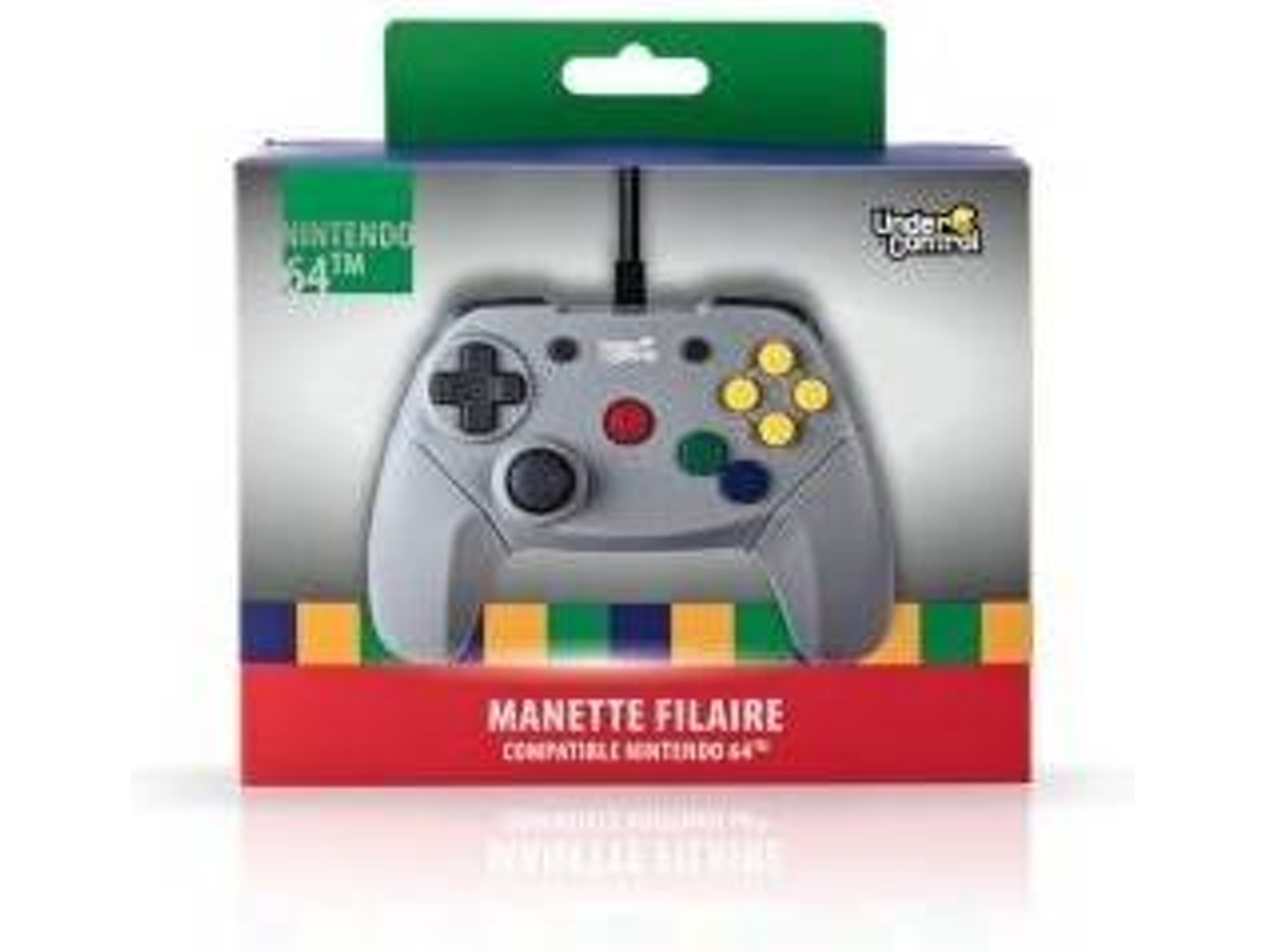 Mando para Nintendo 64 UNDERCONTROL 2115 Gris