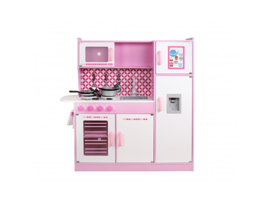 Cocina de Jugar ATAA AT-107  Madera con Accesorios (Edad Mínima: 3 Años - 100x32x100 cm)
