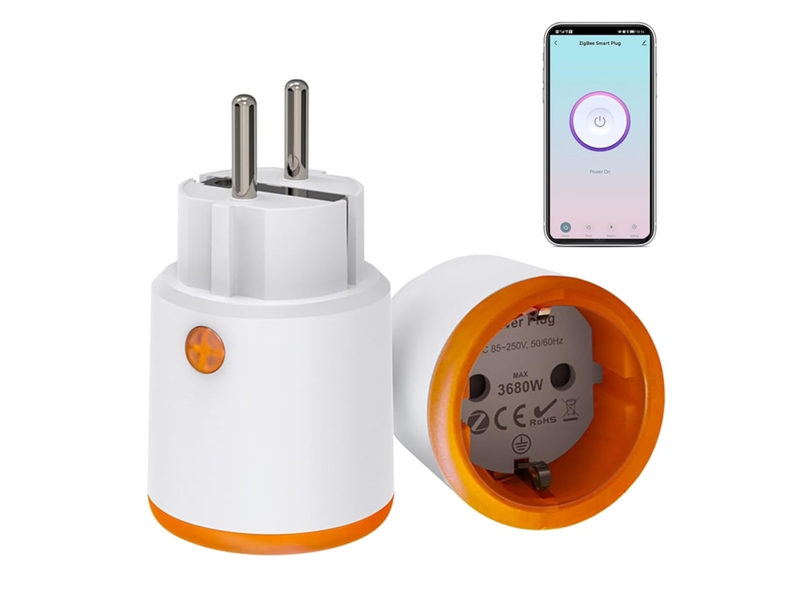 Extensión Chrui Smart Zigbee 16a Con Monitor (1 Unidad)
