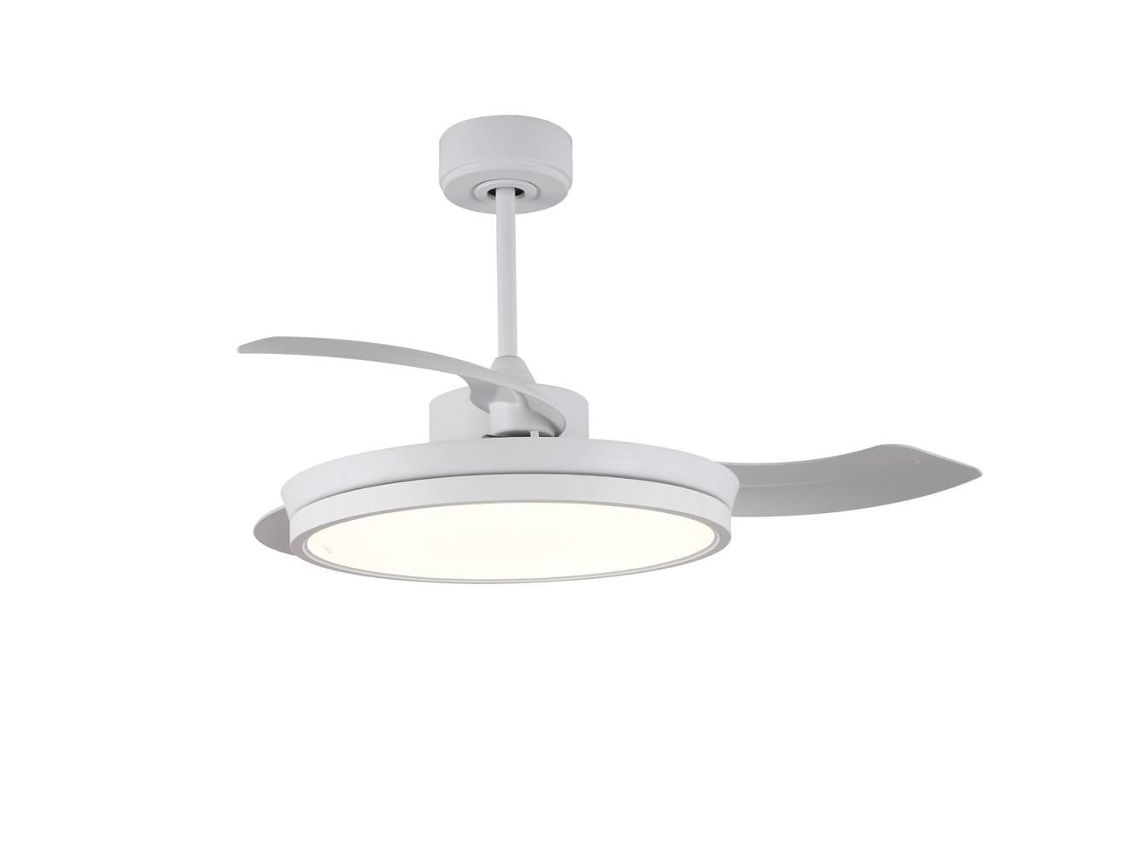 Areca Ventilador Led 48W 3000K 1066 Blanco CRISTALRECORD
