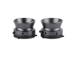 1 Par De Adaptadores De Buje Nab De Aluminio Pulido De 10 Pulgadas Para Studer Revox Akai Teac Gray