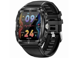 Reloj inteligente Kt83 de 1,8 pulgadas para actividades al aire libre con linterna, monitor de salud, compatible con llamadas Bluetooth y Ly Ebike.