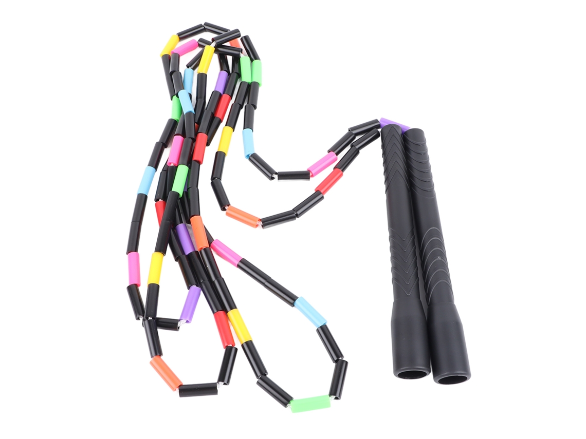 Cuerda Para Saltar Estilo Bambú Con Articulaciones Y Cuentas Para Ejercicios De Gimnasio Y Entrenamiento Físico.