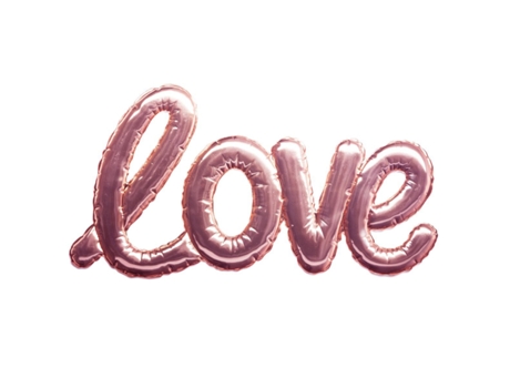 Love Adhesivo Decorativo Tipo De Globo