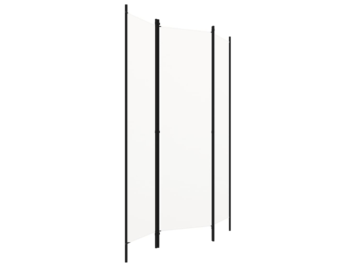 Biombo de 3 paneles, 150 x 180 cm, blanco, WSD104184, Adorable Home