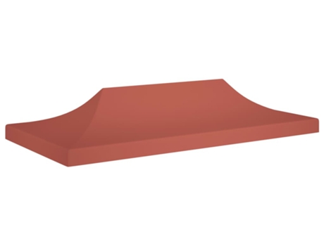 vidaXL Techo de carpa para celebraciones terracota 6x3 m 270 g/m²