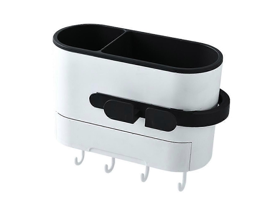 Organizador para secador de pelo compatible con la mayoría de secadores de pelo, soporte de almacenamiento para baño GOKOCO