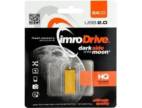 Pendrive IMRO 64GB Naranja