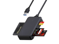 Lector de tarjetas USB a SD/TF/MS/CF Adaptador de tarjeta de memoria 4 en 1 Cuich