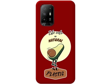 Carcasa para Oppo A94 5G TUMUNDOSMARTPHONE Silicona Líquida Dibujos Rojo