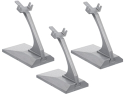 Soporte Decorativo Para Maquetas De Aviones De Plástico, 3 Piezas, Base Plana Y Estable.
