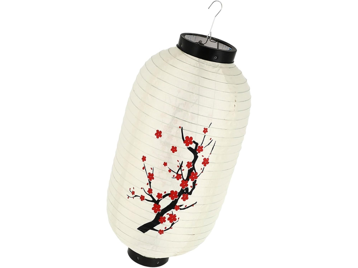 Farol Japonés De Tela De Seda Blanca, Decoración Exterior Duradera Para Restaurante, Estilo