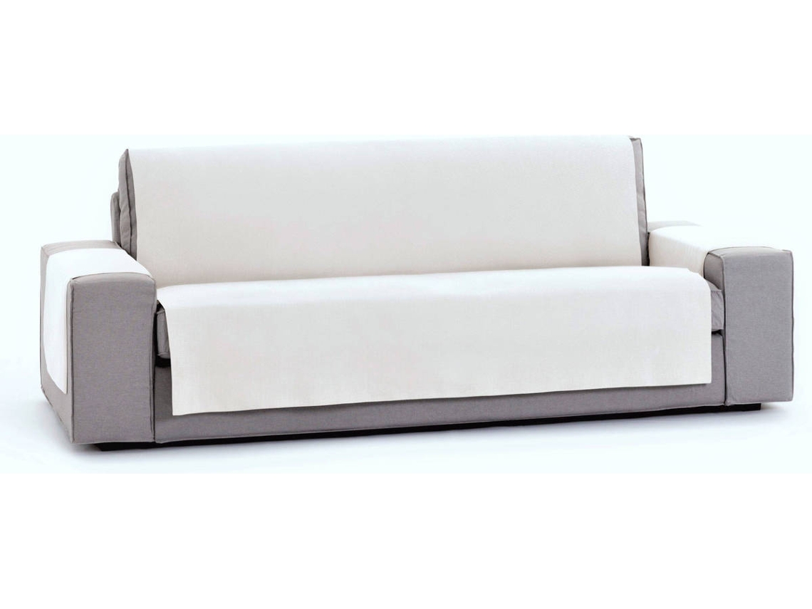 Funda de Sofá TODOPARAMICASA Levante Blanco (2 Plazas - 115 cm)