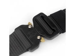 Cinturón Táctico Para Hombre, Tejido De Nailon De 3,8 Cm (1,5 Pulgadas), Hebilla Metálica De Liberación Rápida, 1,25 Metros (4,1 Pies)