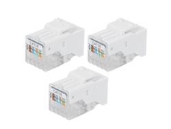 Módulo Conector Rj45 Cat5e Sin Herramientas Para Redes Informáticas (3 Unidades)