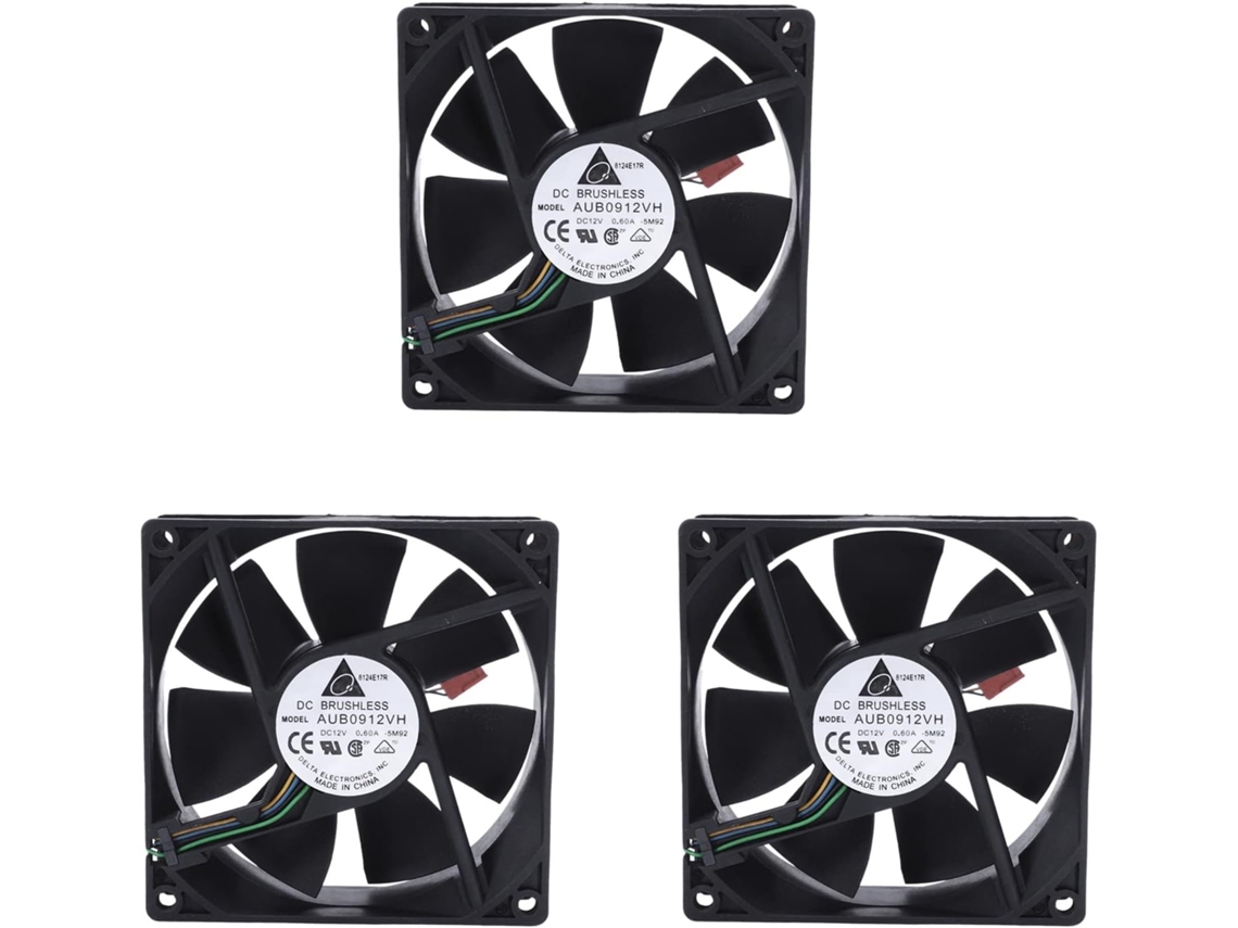 Ventiladores De Refrigeración Para Cpu De Ordenador De 90x90x25 Mm, 12 Pines, Cc Y 12 V
