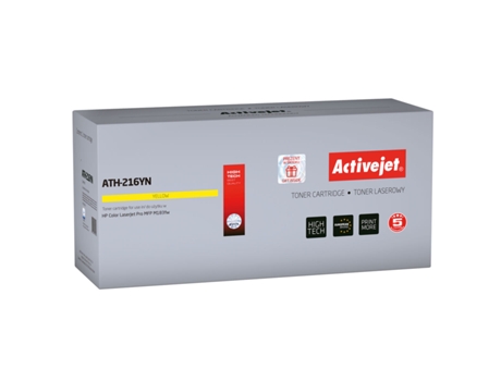 Tóner ACTIVEJET ATH-216YN CHIP (Amarillo - HP - HP COLOR LASERJET PRO MFP: M183FW)