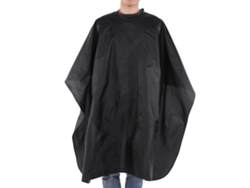 Manta De Peluquería Negra Profesional Para Adultos - Impermeable, Ajustable Y Fácil De Limpiar