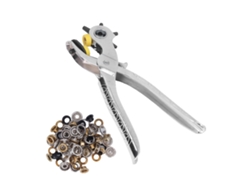 Perforadora De Acero Inoxidable De 8 Pulgadas Para Cinturones, Diseño Ergonómico, Duradera Para Cuero Y Diversos Materiales.