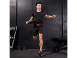 Pack De 3 Camisetas De Compresión De Manga Corta De Secado Rápido Para Hombre, Ideales Para Correr Y Entrenar En El Gimnasio.