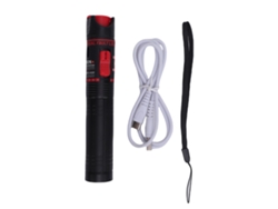 Localizador Visual De Fallos Para Cables De Fibra Óptica, Lápiz Óptico De 15 Km, Probador De Fibra Óptica Con Conector Universal Recargable.