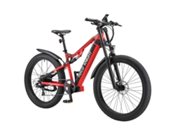 Bicicleta de montaña eléctrica Halo Knight H03 con neumáticos de 27,5", motor de 1000 W y batería de 48 VE y 19,2 Ah.