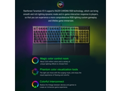 Teclado Mecánico Gaming Razer V3x Con 104 Teclas, Iluminación Rgb Y Reposamuñecas Desmontable, Cableado Usb