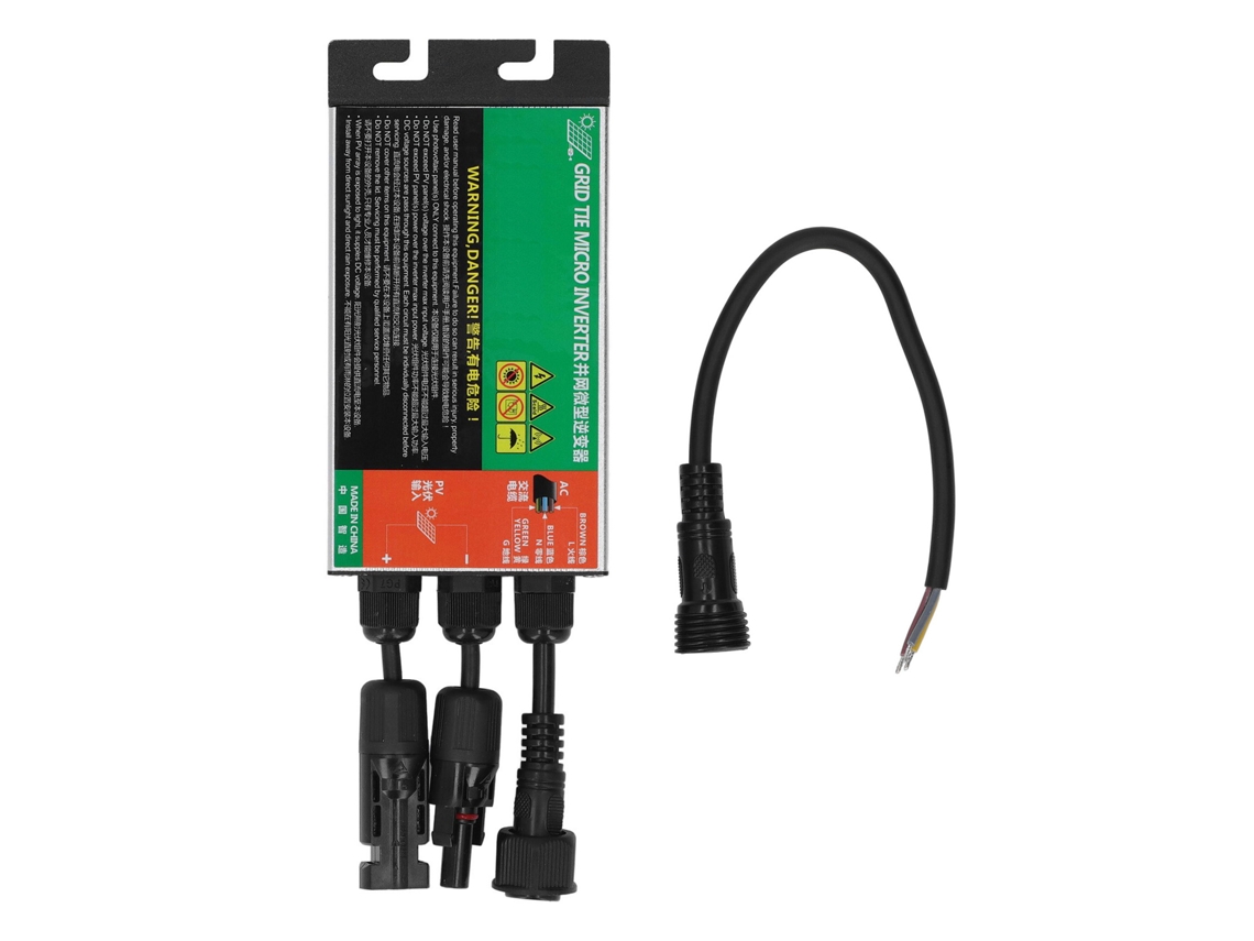 Inversor Micro Grid Tie Mppt Onda Senoidal Pura Energía Solar 180w Ac230v