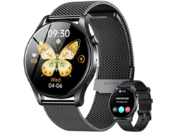 Smartwatch Fitness Watch Smartwatch con Pantalla Táctil 1.43 para Android Ios con Pulsómetro y Llamadas Más YEMAESRE